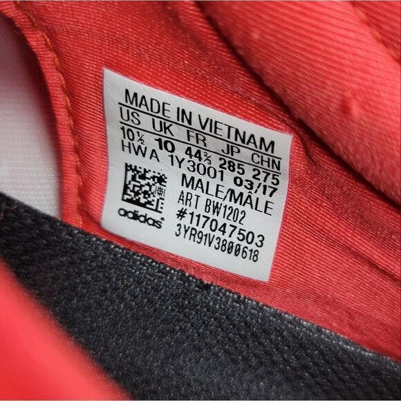 Adidas Alpha Bounce Alphabounce EM Blaze Orange Men's Size 10.5 - Picture 9 of 13